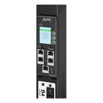 APC NetShelter Rack PDU Advanced Gen 2, Metered, trifásico, 43,5 kW 400 V 63 A o 34,6 kW 415 V 60 A, 560P6, 42 tomas