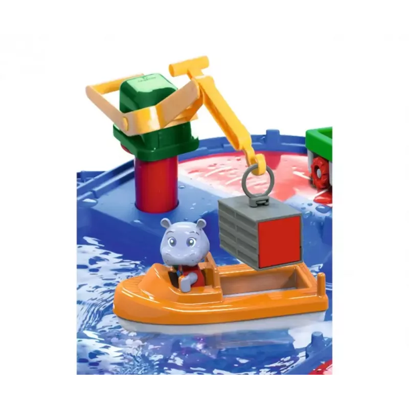 Juego de canales de agua BIG Aquaplay MegaLockBox para niños de 3 a 7 años, multicolor con componentes azules