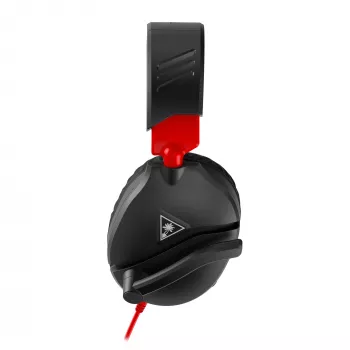 Auriculares gaming estéreo over-ear Turtle Recon 70 — negro, estéreo con cable, controles en un auricular