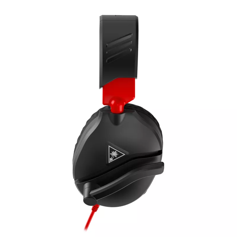 Auriculares gaming estéreo over-ear Turtle Recon 70 — negro, estéreo con cable, controles en un auricular