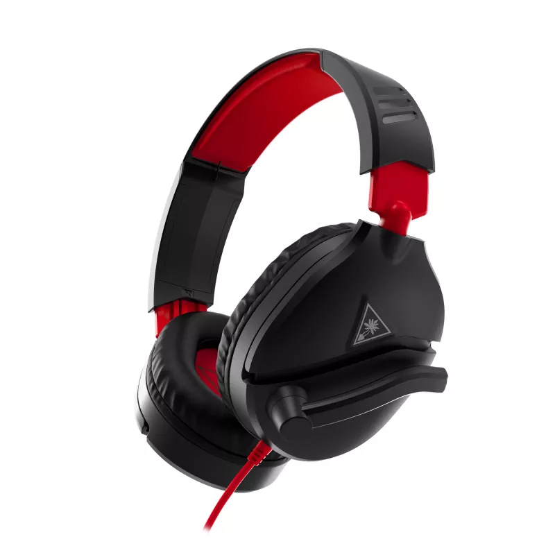 Auriculares gaming estéreo over-ear Turtle Recon 70 — negro, estéreo con cable, controles en un auricular