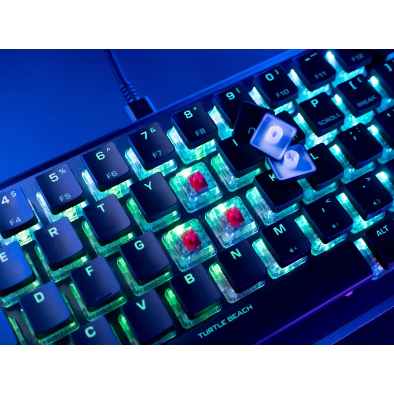 Teclado gaming Turtle Beach Vulcan II Mini USB QWERTY Alemán Negro