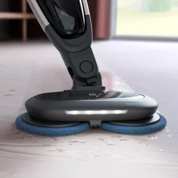 Cabezal de fregado para aspirador de escoba Electrolux ZE160 — negro/azul, 1 ud.