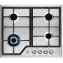 Placa de gas CGS6436BX WOK, 4 zonas de cocción, control mecánico