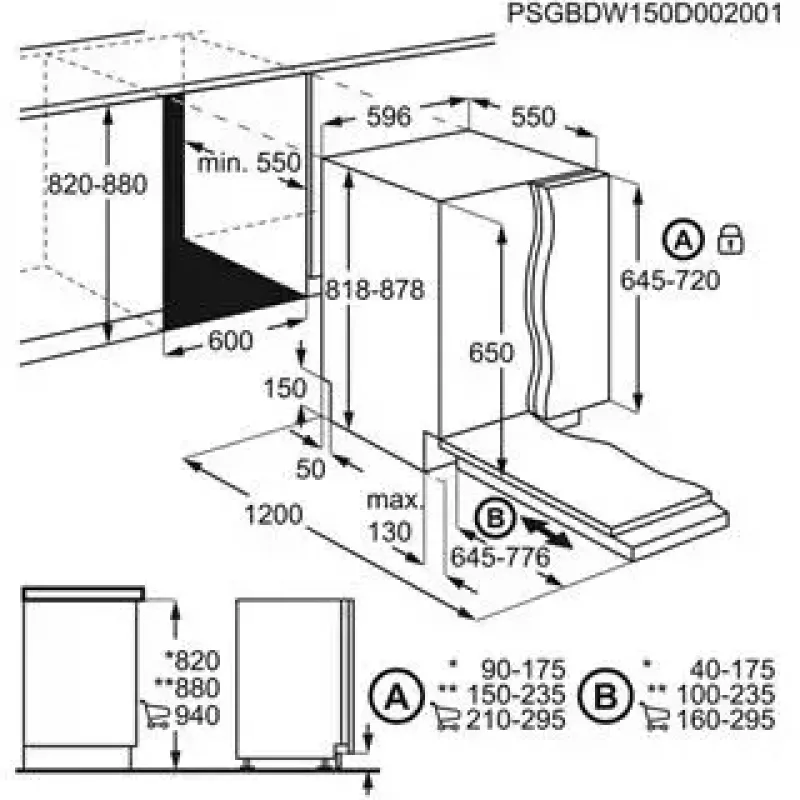 Lavavajillas integrable Electrolux SatelliteClean EEM48300L, 14 cubiertos, 46 dB