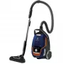 Aspirador de suelo Electrolux EUOC94DB, limpieza en seco, 5 L bolsa, 850 W, 12 m de radio de acción, filtro antialérgico, Negro