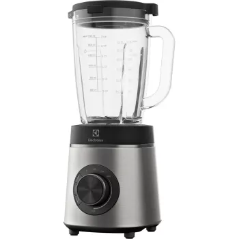 Batidora de mesa Electrolux E6TB1-6ST — bol 1,75 L, 1400 W, mando giratorio, negro/acero inoxidable/transparente