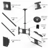 Soporte de techo Multibrackets M Public Large Single negro 3000