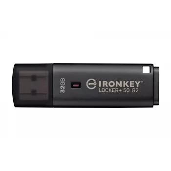 Memoria USB KINGSTON IronKey Locker Plus 50 G2 32 GB, USB 3.2 Gen 1 Type-A, AES-256, FIPS 197