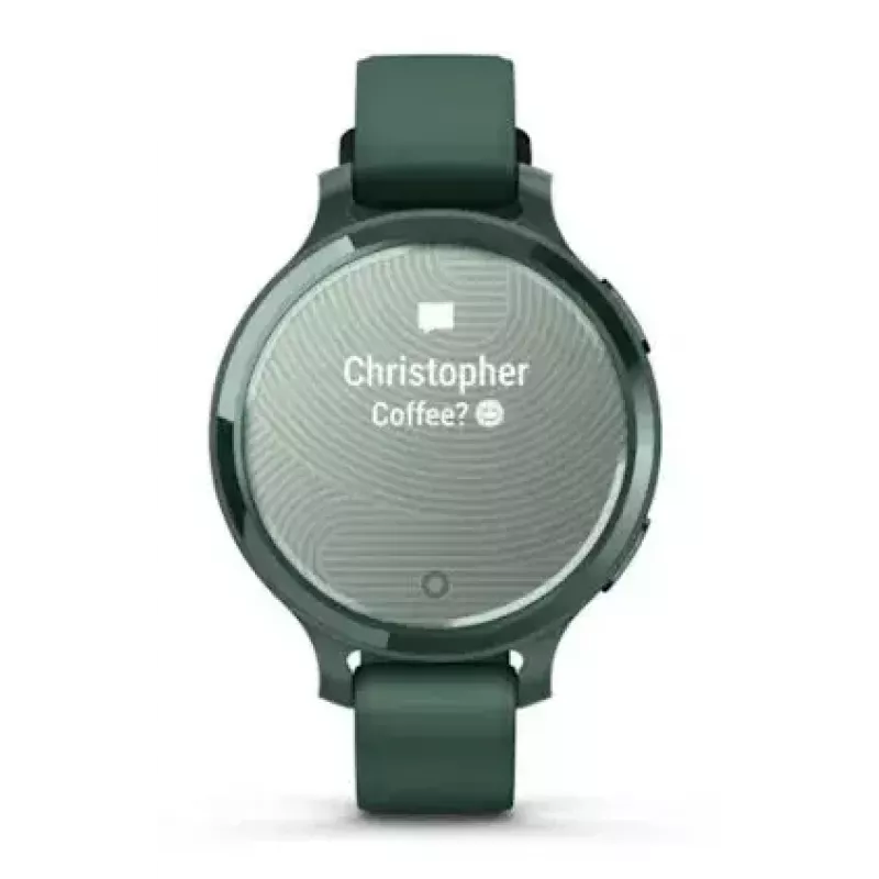 Smartwatch GARMIN Lily 2 Active Verde — Caja de aluminio de 38 mm, correa de silicona, GPS, SpO2, 5 ATM, 9 días de batería