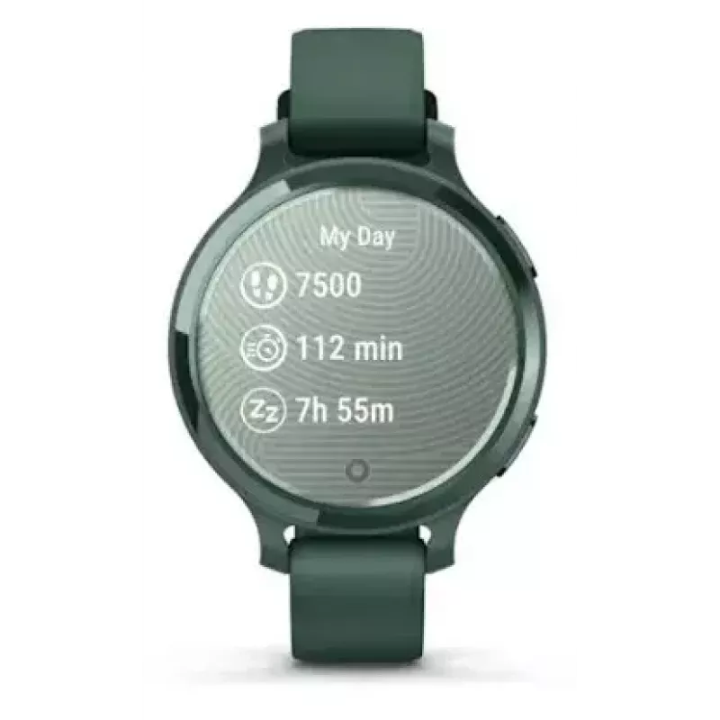 Smartwatch GARMIN Lily 2 Active Verde — Caja de aluminio de 38 mm, correa de silicona, GPS, SpO2, 5 ATM, 9 días de batería
