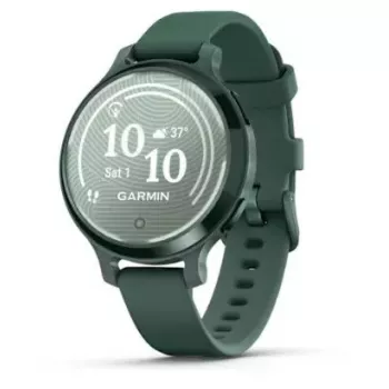 Smartwatch GARMIN Lily 2 Active Verde — Caja de aluminio de 38 mm, correa de silicona, GPS, SpO2, 5 ATM, 9 días de batería