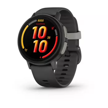 Garmin Bounce 2 Smartwatch para niños, 1,2 pulgadas AMOLED, GPS, Wi-Fi, LTE, Slate Grey (010-03399-00)