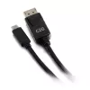 C2G Cable adaptador USB-C a DisplayPort 4K 30 Hz 1,8 m Negro