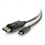 C2G Cable adaptador USB-C a DisplayPort 4K 30 Hz 1,8 m Negro