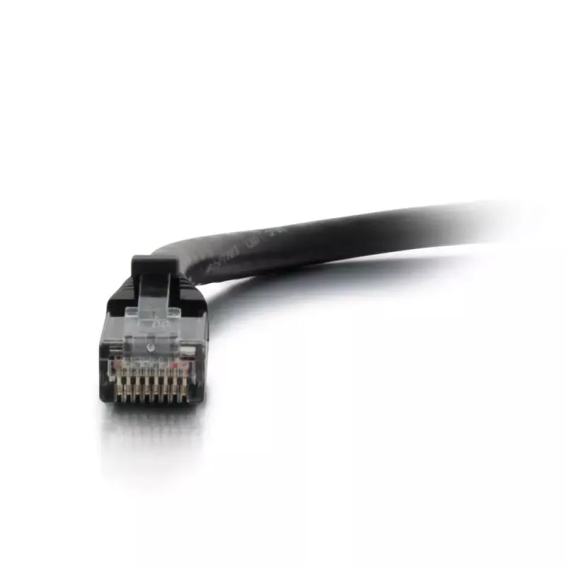Cable de red C2G 3 m Cat5e con lengüeta sin blindaje UTP Negro