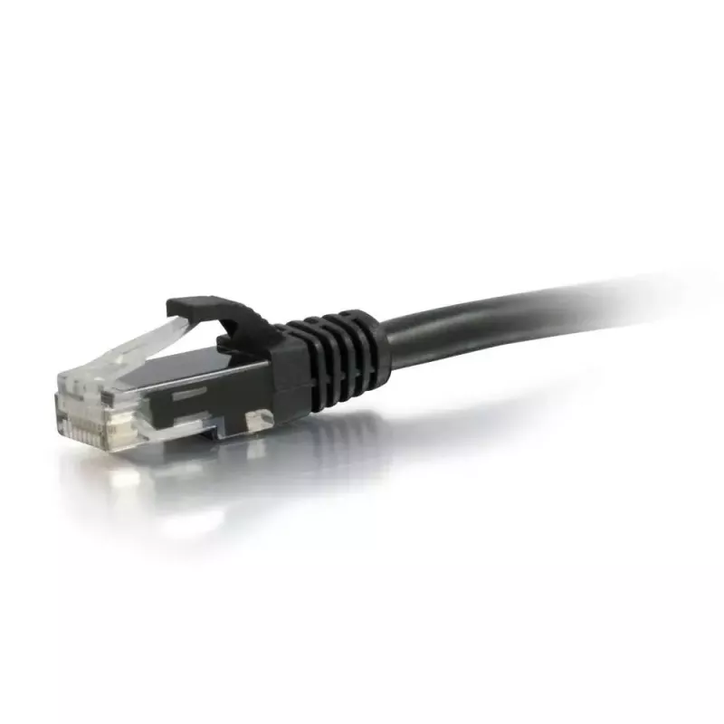 Cable de red C2G 3 m Cat5e con lengüeta sin blindaje UTP Negro