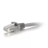 Cable de red C2G 0,3 m Cat6 conector protegido sin blindaje UTP Gris