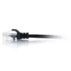 Cable de red C2G 5 m Cat6 con lengüeta sin blindaje UTP Negro