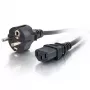 Cable de alimentación europeo C2G 2 m 16 AWG IEC320C13 a CEE7/7