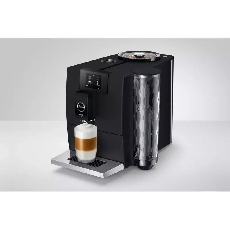 Cafetera espresso JURA ENA 8 (EC) — depósito de agua de 1,1 litros, 125 g de café, 15 bar, molinillo integrado, 10 tazas