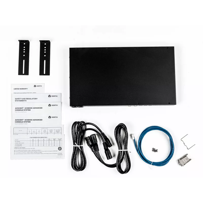 Vertiv Avocent 48-Port ACS8000 Sistema de consola con doble fuente de alimentación AC - ACS8048DAC-404
