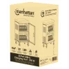 Manhattan Carro de carga de 32 unidades por USB-C para iPad hasta 13 pulgadas, MacBook Air hasta 15 pulgadas y Chromebook 15,6 pulgadas, también otros tablets/smartphones (con cable dispositivo a USB-C), compartimentos 404x27,6x283mm, cable de carga para dispositivos no incluido (cable USB-C recomendado 354868), carcasa