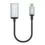 Manhattan Cable USB-C a HDMI, 4K@60Hz, 5 Gbit/s (USB 3.2 Gen1 alias USB 3.0), 15 cm, Negro, conector macho a conector hembra, tres años de garantía