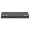 Manhattan Conmutador multivisor HDMI de 4 puertos 4K, switch con cuatro entradas en una pantalla, 4K@30Hz, múltiples opciones de visualización incluyendo imagen en imagen y pantalla dual/cuádruple, botones o mando a distancia, audio de 3,5 mm y Toslink, Negro, 3 años de garantía