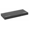 Manhattan Conmutador multivisor HDMI de 4 puertos 4K, switch con cuatro entradas en una pantalla, 4K@30Hz, múltiples opciones de visualización incluyendo imagen en imagen y pantalla dual/cuádruple, botones o mando a distancia, audio de 3,5 mm y Toslink, Negro, 3 años de garantía