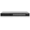 Intellinet Switch Gigabit Ethernet PoE+ de 24 puertos con 2 puertos SFP conforme a IEEE 802.3at/af (PoE+/PoE), presupuesto de potencia PoE de 370 W, dos ranuras SFP 1G abiertas, montaje en rack de 19 pulgadas
