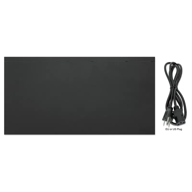 Intellinet Switch Gigabit Ethernet PoE+ de 24 puertos con 2 puertos SFP conforme a IEEE 802.3at/af (PoE+/PoE), presupuesto de potencia PoE de 370 W, dos ranuras SFP 1G abiertas, montaje en rack de 19 pulgadas