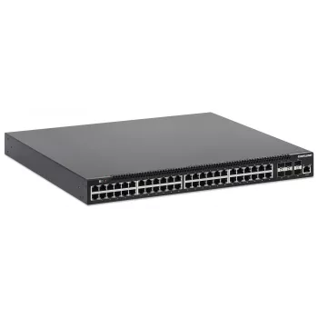 Intellinet Switch PoE+ L3 Fully Managed de 54 puertos con 48 puertos Gigabit Ethernet y 6 uplinks SFP+