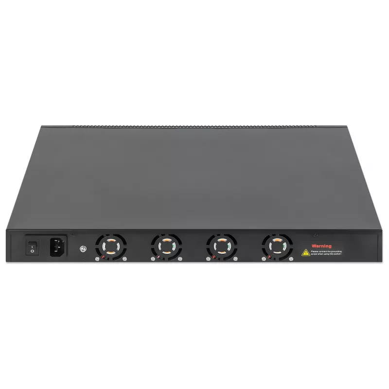 Intellinet Switch PoE+ L3 Fully Managed de 54 puertos con 48 puertos Gigabit Ethernet y 6 uplinks SFP+