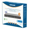 Intellinet Switch PoE+ L3 Fully Managed de 54 puertos con 48 puertos Gigabit Ethernet y 6 uplinks SFP+