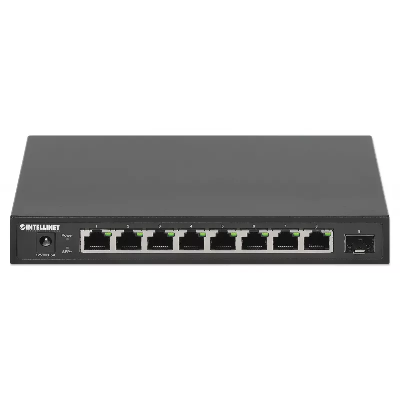 Intellinet Switch de 9 puertos 8 x puertos Ethernet 2,5G y 1 uplink SFP+