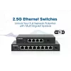 Intellinet Switch de 9 puertos 8 x puertos Ethernet 2,5G y 1 uplink SFP+