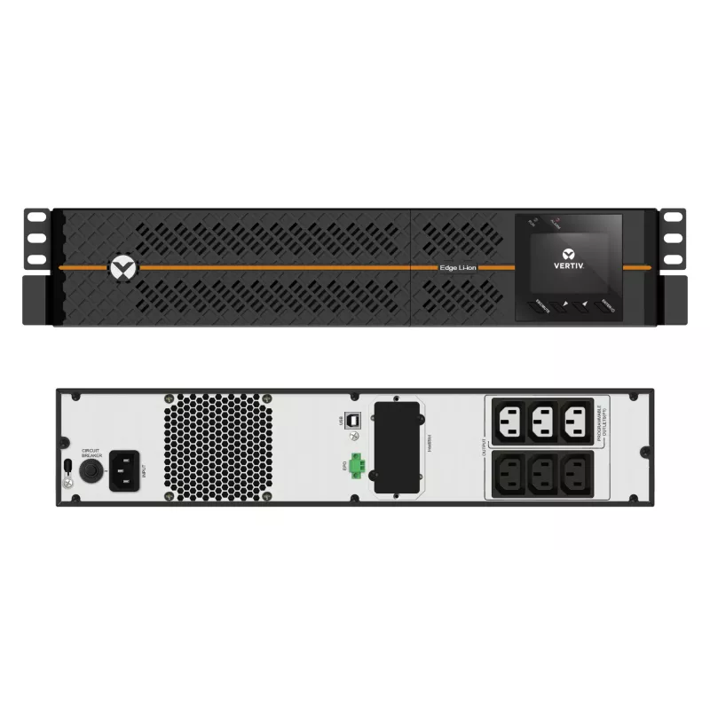 Vertiv EDGELI-1500IRT2U alimentación ininterrumpida (SAI) Line-Interactive 1,5 kVA 1350 W 6 salidas AC
