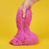 Kinetic Sand, 2 lbs arena de juego Crystal Pink con purpurina (el envase puede variar), arena sensorial moldeable para niños a partir de 3 años