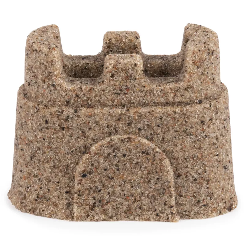 Kinetic Sand, 5,5 lbs (2,5 kg) arena de juego marrón natural para manualidades, arenero, Amazon Exclusive (el envase puede variar), juguetes sensoriales moldeables, a partir de 3 años