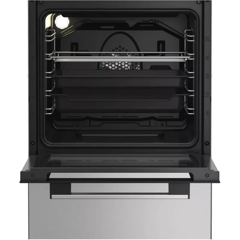 Whirlpool W5G8LMX cocina independiente eléctrica gas acero inoxidable