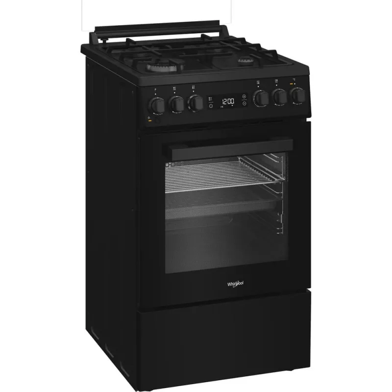 Whirlpool W5G8LMSWTB cocina independiente eléctrica gas negro