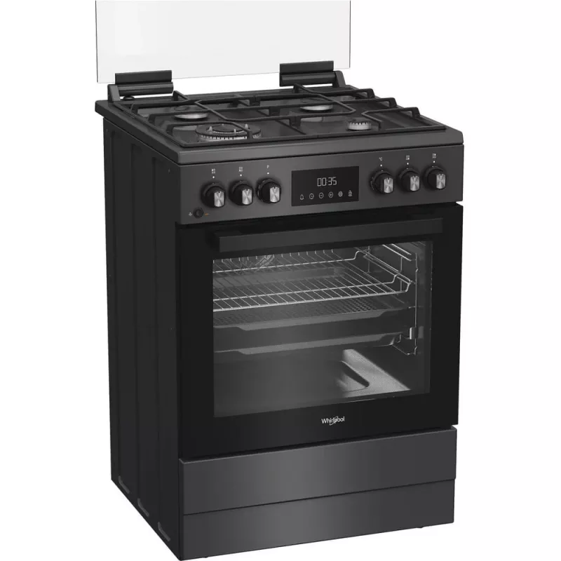 Whirlpool 859991716090 cocina independiente eléctrica gas negro