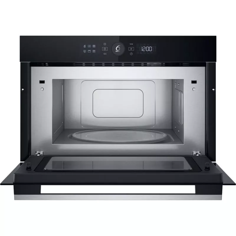 Whirlpool WMD54MX Microondas con grill de encastre negro, acero inoxidable 31 L 1000 W