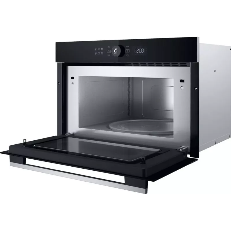 Whirlpool WMD54MX Microondas con grill de encastre negro, acero inoxidable 31 L 1000 W