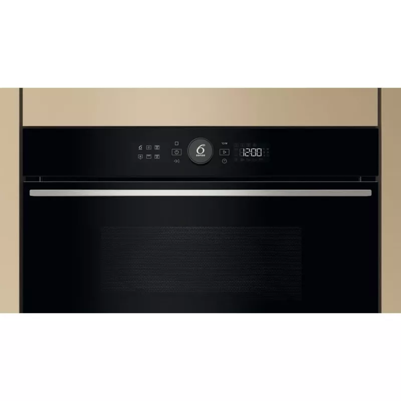 Whirlpool WMD54MX Microondas con grill de encastre negro, acero inoxidable 31 L 1000 W
