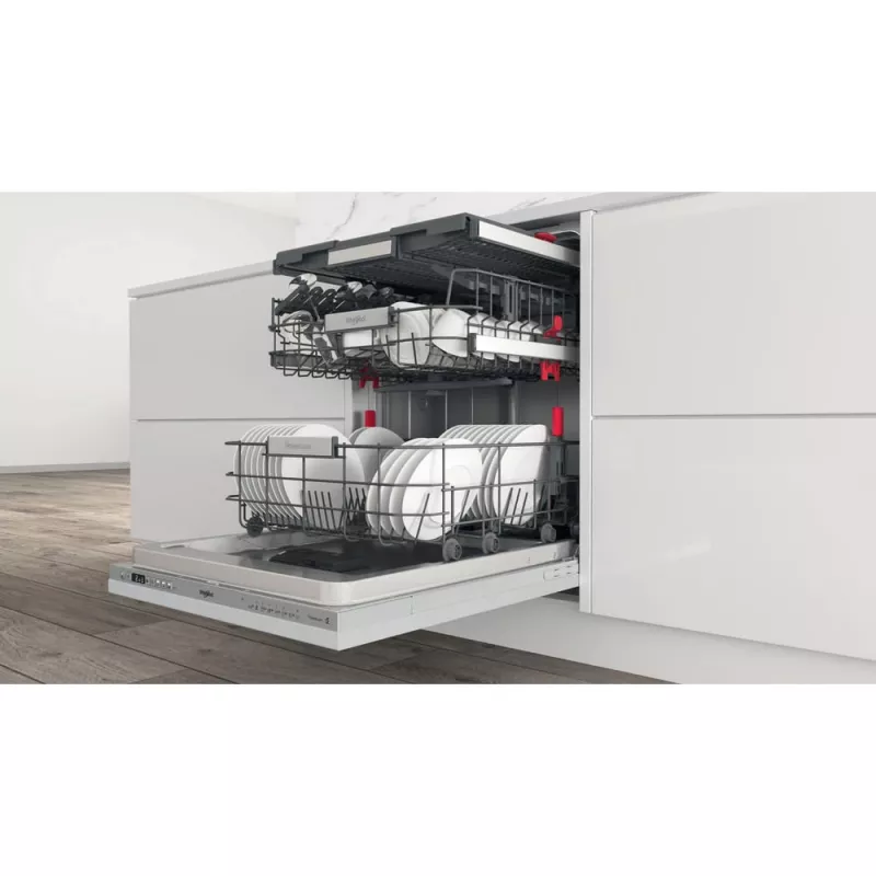 Whirlpool WIO 3O26 PL Totalmente integrado 14 cubiertos