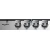 Whirlpool TGML 650 IX Acero inoxidable encastre 58 cm gas 4 zonas de cocción
