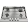 Whirlpool TGML 650 IX Acero inoxidable encastre 58 cm gas 4 zonas de cocción
