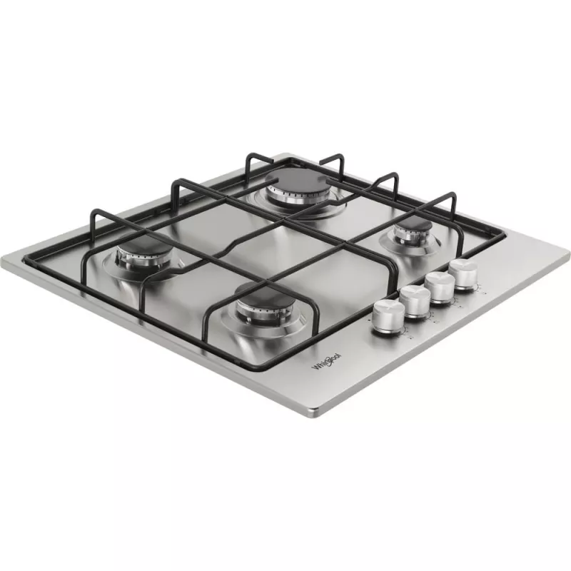 Whirlpool TGML 650 IX Acero inoxidable encastre 58 cm gas 4 zonas de cocción
